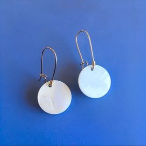 Mother of Pearl MoonRise Drop Earrings